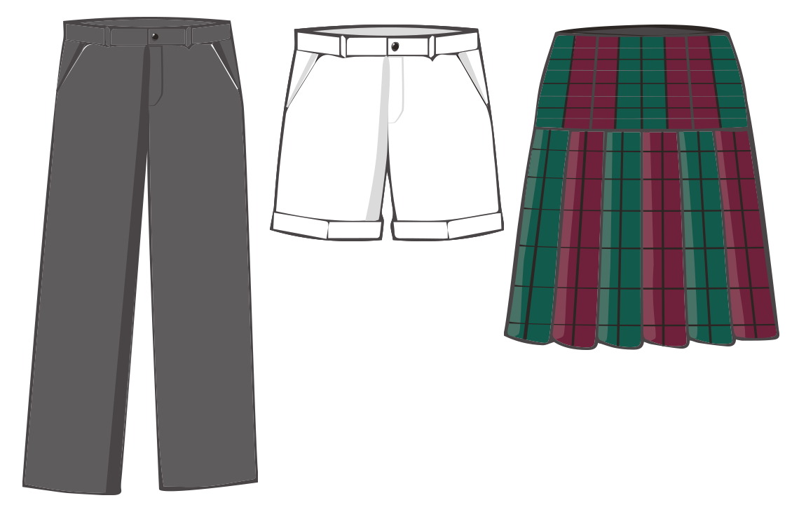 SJS Trousers, shorts & skirt graphic